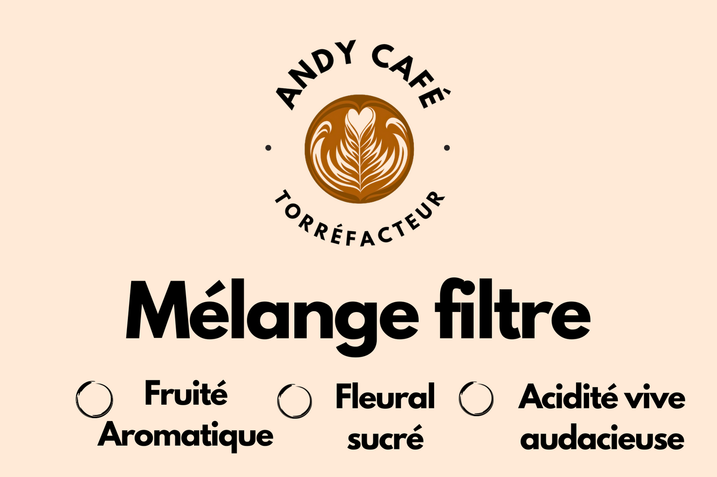 Mélange filtre Andy café